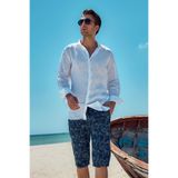 Remsa Mayo Desenli Erkek Şort Kapri Mayo Rks-07 Mayo,Lacivert 3Xl
