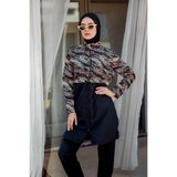 Remsa Mayo Kadın Paraşüt Tam Kapalı Tesettür Mayo R4806 Safari, Siyah, M Beden Paraşüt Tam Kapalı Tesettür Mayo R4806