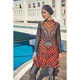 Remsa Mayo Kadın Tasarım Tam Kapalı Tesettür Mayo 900-305 Kenya, Gri, M Beden Kenya