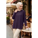 Remsa Mayo Nuss Basic Triko Tunik 902 Koyu Mor