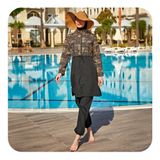 Remsa Mayo R4801 Duygu | 4'lü Su İtici Özellikli Kadın Mayosu | Tunik Paraşüt Kumaş (M), M