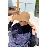 Remsa Mayo Remsa Taşlı Hasır Şapka Rş-96 Camel - Standart