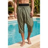 Remsa Mayo Şalvar Erkek Kapri Mayo Deniz Havuz Şortu RKS-012 Haki - 2XL