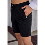 Remsa Mayo Spor Likra Erkek Deniz Havuz Şortu Mayo RKS-011 Siyah - 3XL