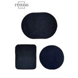 REMSATİC Ütü İle Yapışan Arma - Patch - Dirsek Set (Büyük) Modeli Lacivert Renk (3 adet)