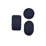 REMSATİC Ütü Ile Yapışan Arma - Patch - (KÜÇÜK) Delik Yama Set-5 Modeli Lacivert (3'LÜ SET)