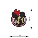 REMSATİC Ütü Ile Yapışan Arma - Patch - Minnie Mouse Modeli (5,5cm X 6,5cm)