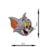 REMSATİC Ütü Ile Yapışan Arma - Patch - Tom Ve Jerry (tom) Modeli (8cm X 8cm)