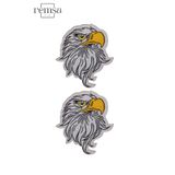 Remsatic Ütü Ile Yapışan Arma - Yama - Patch - Taraftar Kartal Modeli (2 Adet)(5cm x 6cm)