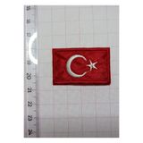 remsatico dıy craft Ütü Ile Yapışan Arma - Patch - Yama Türk Bayrağı (türkiye) Modeli (4cm X 2,5cm)