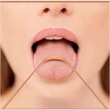 Remstdrk Hijyenik Dil Kazıyıcı Temizleme Dil Sıyırıcı Dil Temizleyici Bakır Hilal - Karma Emülsiyon Çatlak Onarıcı 10 ml