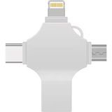Remstdrk Otg 4in1 Cep Telefonu Çok Fonksiyonlu USB Flash Bellek 128 GB Type-C, Micro Sd ve Kart Okuyucu - Çok Renkli