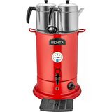 Remta 2 Demlikli Elite Çay Makinesi 20 Lt - El11 - Kırmızı (Demlikler Dahildir.)