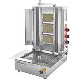 Remta 3 Radyanlı Alttan Motorlu Doğaldoğalgazlı Döner Ocağı Gri