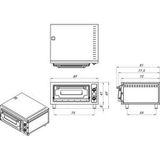 Remta Elektrikli Pizza Fırını 62x62 cm