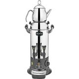 Remta R25 Elektrikli Semaver 40 Bardak Çay Makinası, 5lt.( Demlik Dahildir) - Çelik