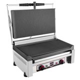 Remta R79 Lüks 2400 W 20 Adet Pişirme Kapasitesi Çelik Izgara ve Tost Makinesi Gri