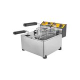 Remta R92 3+3 Litre Çiftli Kapaklı Elektrikli Fritöz Paslanmaz Profesyonel Sanayi Tipi Fritöz Makinesi & Patates Kızartması Makinesi & Endüstriyel Büfe Tipi