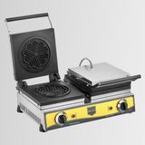 Remta W13 Sanayi Tipi Döküm Çiftli Çiçek Model 16 cm Waffle Makinası Elektrikli - Çok Renkli