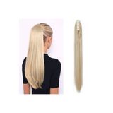 Remy Hair At Kuyruğu Açık Sarı Postiş