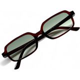 Ren Eyewear Bloom Kare Güneş Gözlüğü KAHVERENGİ YEŞİL Ince Çerçeve Uv400 Koruma - Yeşil