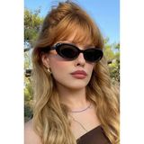 Ren Eyewear Cat Eye Vintage Model Oval Güneş Gözlüğü Retro / Coolandbetter - Siyah
