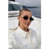 REN EYEWEAR FLORA OVAL METAL GÜNEŞ GÖZLÜĞÜ 2024 KADIN MODERN YENİ SEZON REN EYEWEAR