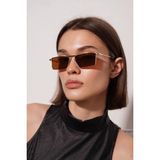 Ren Eyewear Hexx Metal Çerçeve Klasik Model Unisex Güneş Gözlüğü / - Kahverengi