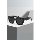 REN EYEWEAR Pr Gina 2024 Büyük Boy Tasarım Full Siyah Kadın Güneş Gözlüğü / Ren Eyewear