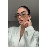 REN EYEWEAR REN Sepia Air Unisex nude renkli Pilot Güneş Gözlüğü | UV400 Koruma