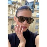 Ren Eyewear Ren Sepia Air Unisex Yeşil Cam Kahverengi Çerçeve Pilot Güneş Gözlüğü | UV400 Koruma - Acı Kahve