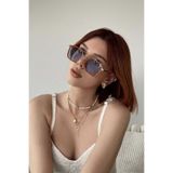 REN EYEWEAR Sage mavi Cam turuncu çerçeve Otantik Kadın Erkek Güneş Gözlüğü /