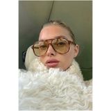 REN EYEWEAR Select Frame ARVEN golden olive Pilot Kadın Oversize Güneş Gözlüğü UV400 Koruma