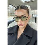REN EYEWEAR Sepia Air Unisex Leopar yeşil camlı Pilot Güneş Gözlüğü | UV400 Koruma