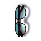 Ren Eyewear Shane Degrade Cam Klasik Pilot Model Çerçeveli Güneş Gözlüğü Unisex - Mavi