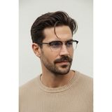 REN EYEWEAR SPECTRUM Gold Siyah Metal Üst Çerçeveli Mavi Işık Korumalı Gözlük -erkek