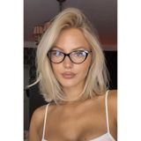 REN EYEWEAR VERONA CAT SİYAH ÇERÇEVE küçük boy Popüler Mavi Işık Korumalı Blue Block Şeffaf Ekran gözlüğü 2025