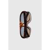 REN EYEWEAR Vigore Büyük Boy Kemik Güneş Gözlüğü Oversize Kahverengi Degrade Renkli Camlı Pilot uv400