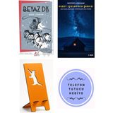 Ren Kitap Beyaz Diş - Jack London + Kuzey Işıklarının Şarkısı + Telefon Tutucu