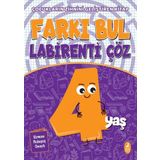 Ren Kitap Farkı Bul Labirenti Çöz - 4 Yaş