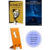 Ren Kitap Hamlet - William Shakespeare + Kuzey Işıklarının Şarkısı + Telefon Tutucu