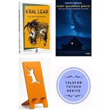 Ren Kitap Kral Lear - William Shakespeare + Kuzey Işıklarının Şarkısı + Telefon Tutucu