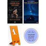 Ren Kitap Sherlock Holmes - Gölge Koleksiyonu - Arthur Conan Doyle + Kuzey Işıklarının Şarkısı + Telefon Tutucu