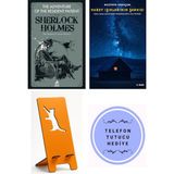 Ren Kitap Sherlock Holmes: The Adventure Of The Resident ... - Sir Arthur Conan Doyle + Kuzey Işıklarının Şarkısı + Telefon Tutucu