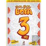 Ren Yayınları Çocuk Yayınları 3 Yaş Bol Bol Boya Kitap