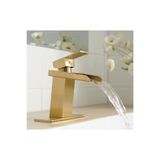 RENA DESIGN Mat Gold Lavabo Bataryası Yeni Havza Model Yüksek Kalite Altın Lavabo Musluğu Çift Girişli Armatür
