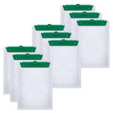 Renami [Montajlı] Tetra Whisper Bio-Bag Filtreler için Orta Filtre Kartuşu Değişimi, Orta Kartuşlar, Tetra Fısıltı Filtreleri 10i / IQ10 / PF10 ve TetraFauna ReptoFilter ile Uyumlu - 9'lu Paket