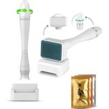 Renas Store 140 Titanyum Iğneli Ayarlanabilir Iğne Ölçülü (0.25-3.0mm) Dermastamp -Serum Seti Hediyeli-