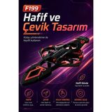 Renas Store 2.4g Uzaktan Kumandalı F199 Model Uçak Drone Hızlı Dönüşlü Çocuk Oyuncağı