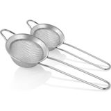 Renas Store 2 Adet Smartizi Metal Çay Süzgeci (6 Cm) - Paslanmaz Ince Gözenekli Pratik Çay ve Bitki Çayı Süzgeci